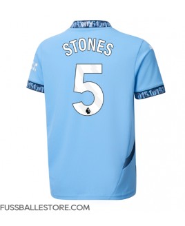 Günstige Manchester City John Stones #5 Heimtrikot 2024-25 Kurzarm